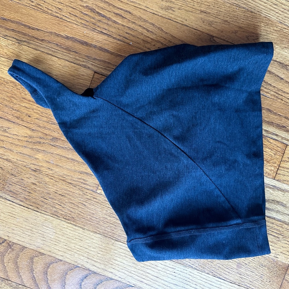 Beyond yoga one shoulder crop tank, black worn once